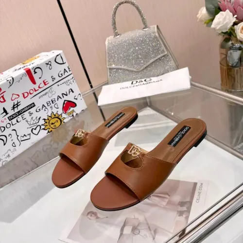 Cheap Dolce &amp; Gabbana D&amp;G Slippers For Women #1442004, $$82.00 USD On Dolce &amp; Gabbana D&amp;G Slippers