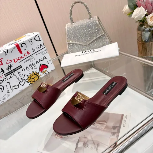 Cheap Dolce &amp; Gabbana D&amp;G Slippers For Women #1442005, $$82.00 USD On Dolce &amp; Gabbana D&amp;G Slippers
