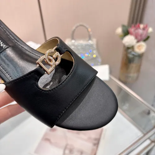 Replica Dolce & Gabbana D&G Slippers For Women #1442007 $82.00 USD for Wholesale