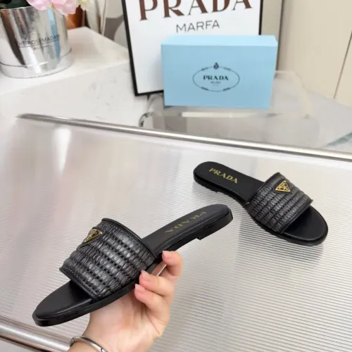 Replica Prada Slippers For Women #1442064 $92.00 USD for Wholesale