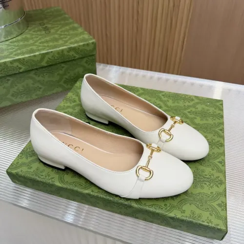 Replica Gucci Flat Shoes For Women #1442081 $92.00 USD for Wholesale