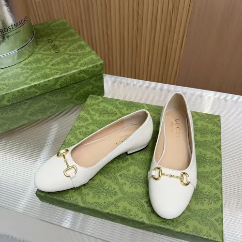 Replica Gucci Flat Shoes For Women #1442081 $92.00 USD for Wholesale