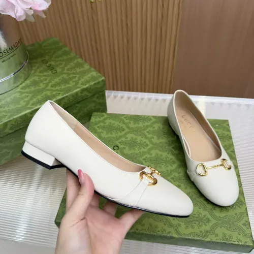 Replica Gucci Flat Shoes For Women #1442081 $92.00 USD for Wholesale