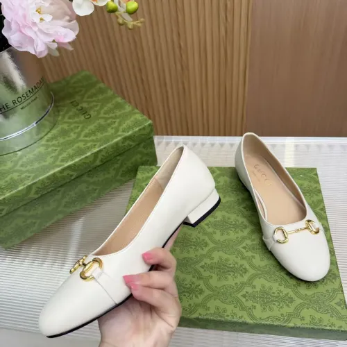 Replica Gucci Flat Shoes For Women #1442081 $92.00 USD for Wholesale