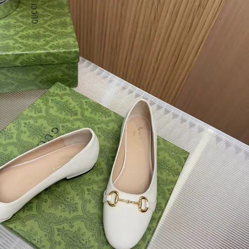 Replica Gucci Flat Shoes For Women #1442081 $92.00 USD for Wholesale