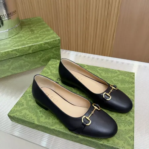 Replica Gucci Flat Shoes For Women #1442082 $92.00 USD for Wholesale
