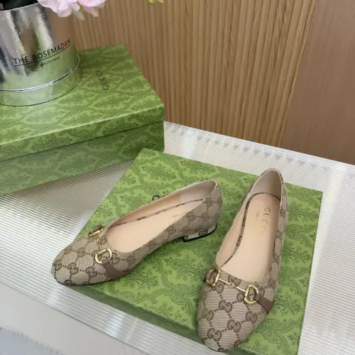 Replica Gucci Flat Shoes For Women #1442084 $92.00 USD for Wholesale