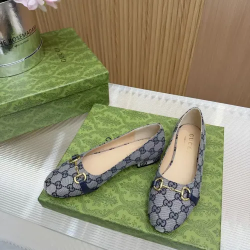 Replica Gucci Flat Shoes For Women #1442085 $92.00 USD for Wholesale