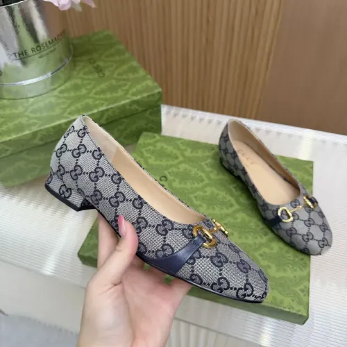 Replica Gucci Flat Shoes For Women #1442085 $92.00 USD for Wholesale