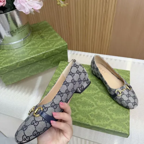 Replica Gucci Flat Shoes For Women #1442085 $92.00 USD for Wholesale