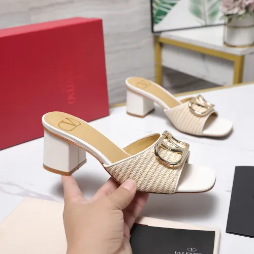 Replica Valentino Slippers For Women #1442088 $105.00 USD for Wholesale
