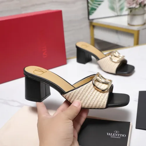 Replica Valentino Slippers For Women #1442091 $105.00 USD for Wholesale