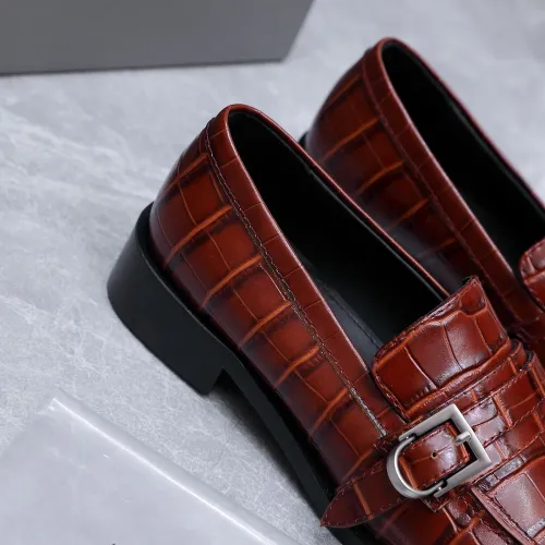 Replica Balenciaga Leather Shoes For Women #1442098 $128.00 USD for Wholesale