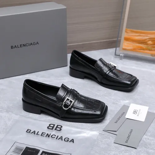 Replica Balenciaga Leather Shoes For Women #1442099 $128.00 USD for Wholesale