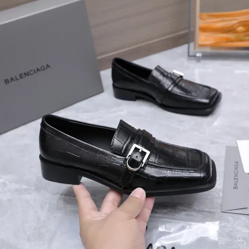 Replica Balenciaga Leather Shoes For Women #1442099 $128.00 USD for Wholesale