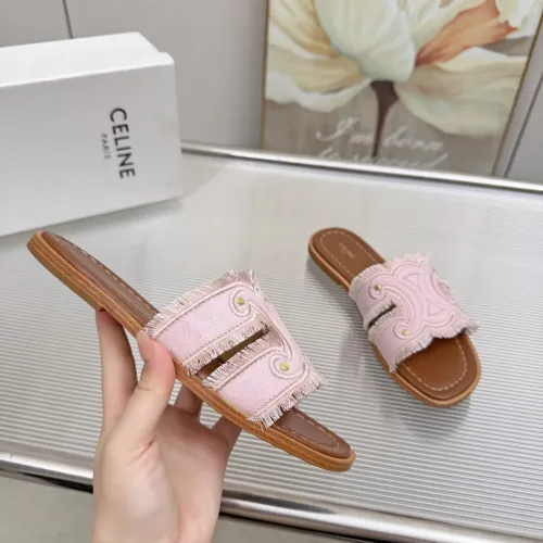 Replica Celine Slippers For Women #1442113 $85.00 USD for Wholesale