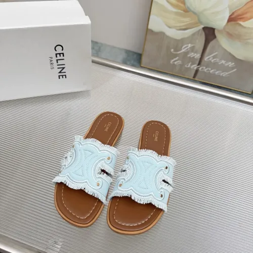 Replica Celine Slippers For Women #1442114 $85.00 USD for Wholesale