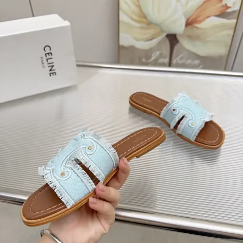 Replica Celine Slippers For Women #1442114 $85.00 USD for Wholesale