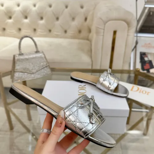 Replica Christian Dior Slippers For Women #1442131 $82.00 USD for Wholesale