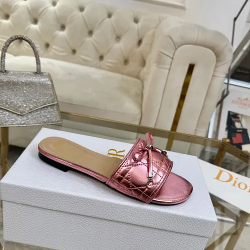 Replica Christian Dior Slippers For Women #1442133 $82.00 USD for Wholesale