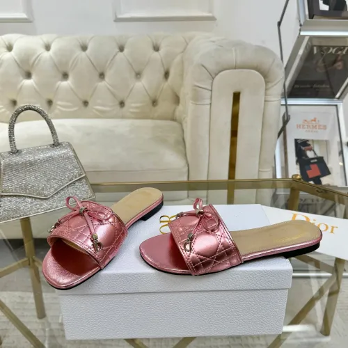 Replica Christian Dior Slippers For Women #1442133 $82.00 USD for Wholesale