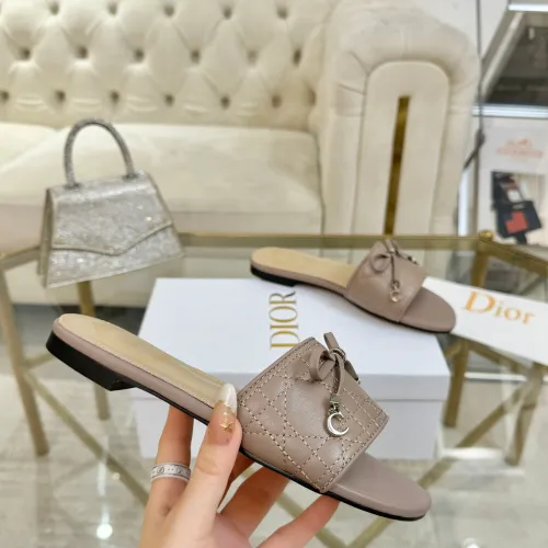 Replica Christian Dior Slippers For Women #1442134 $82.00 USD for Wholesale