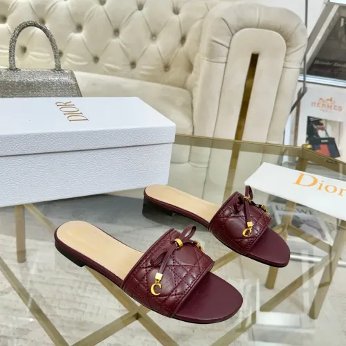 Replica Christian Dior Slippers For Women #1442135 $82.00 USD for Wholesale