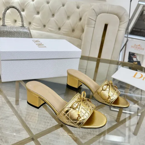 Replica Christian Dior Slippers For Women #1442138 $88.00 USD for Wholesale