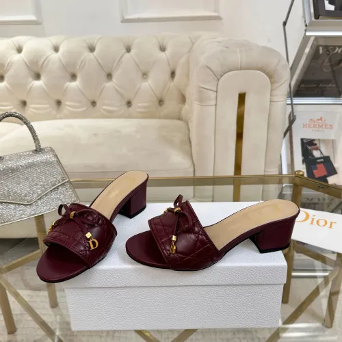 Replica Christian Dior Slippers For Women #1442140 $88.00 USD for Wholesale
