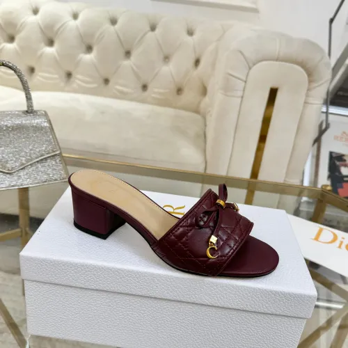 Replica Christian Dior Slippers For Women #1442140 $88.00 USD for Wholesale