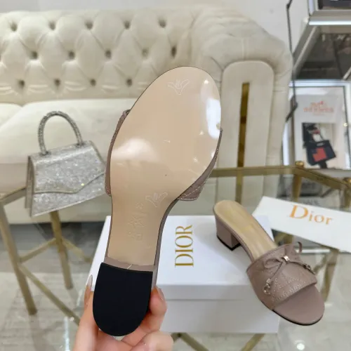 Replica Christian Dior Slippers For Women #1442141 $88.00 USD for Wholesale
