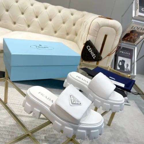 Replica Prada Slippers For Women #1442210 $85.00 USD for Wholesale