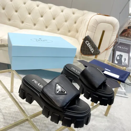 Replica Prada Slippers For Women #1442211 $85.00 USD for Wholesale