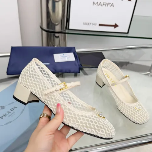 Replica Prada High-heeled Shoes For Women #1442224 $98.00 USD for Wholesale