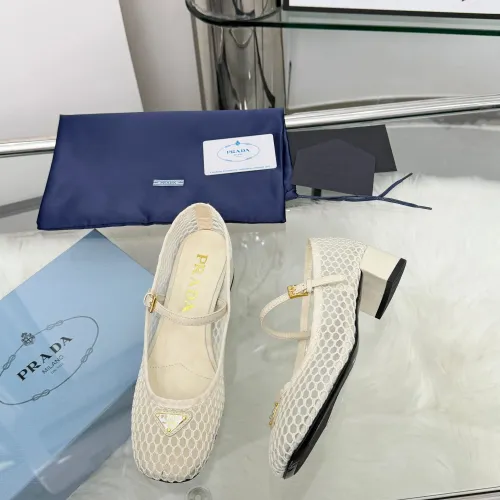 Replica Prada High-heeled Shoes For Women #1442224 $98.00 USD for Wholesale