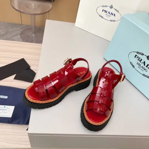 Replica Prada Sandal For Women #1442244 $85.00 USD for Wholesale