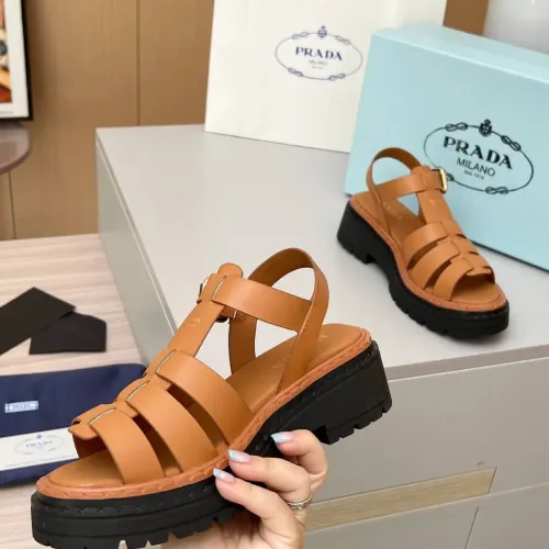 Replica Prada Sandal For Women #1442245 $85.00 USD for Wholesale