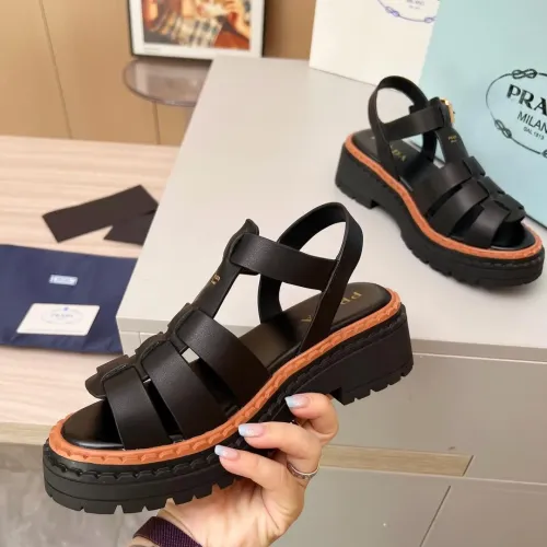 Replica Prada Sandal For Women #1442246 $85.00 USD for Wholesale