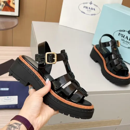 Replica Prada Sandal For Women #1442247 $85.00 USD for Wholesale