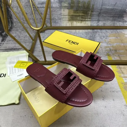 Replica Fendi Slippers For Women #1442302 $85.00 USD for Wholesale