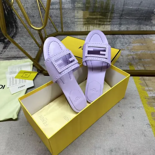 Replica Fendi Slippers For Women #1442303 $85.00 USD for Wholesale