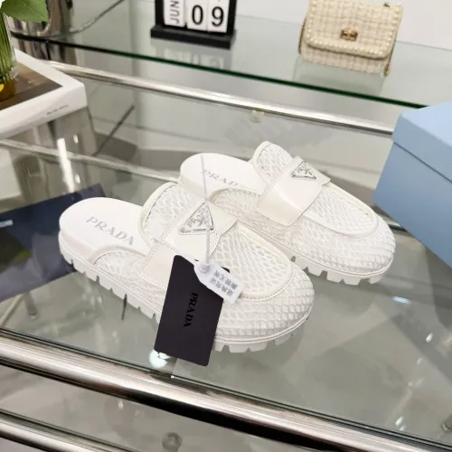 Replica Prada Slippers For Women #1442318 $82.00 USD for Wholesale