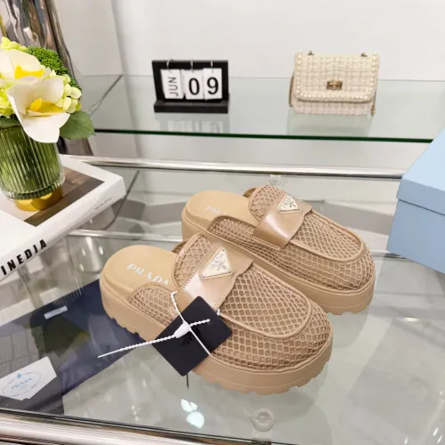 Replica Prada Slippers For Women #1442325 $85.00 USD for Wholesale