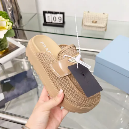 Replica Prada Slippers For Women #1442325 $85.00 USD for Wholesale