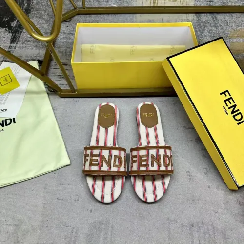 Replica Fendi Slippers For Women #1442334 $80.00 USD for Wholesale