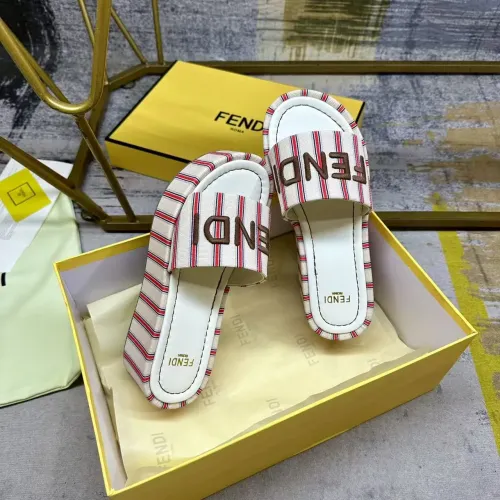 Replica Fendi Slippers For Women #1442336 $82.00 USD for Wholesale