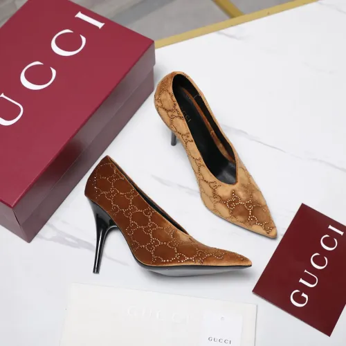 Replica Gucci High-Heeled Shoes For Women #1442382 $125.00 USD for Wholesale