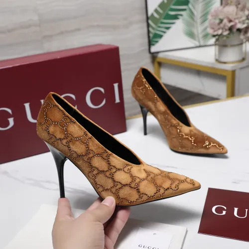 Replica Gucci High-Heeled Shoes For Women #1442382 $125.00 USD for Wholesale