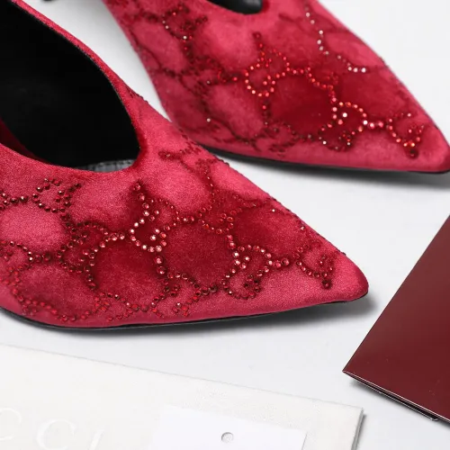 Replica Gucci High-Heeled Shoes For Women #1442383 $125.00 USD for Wholesale
