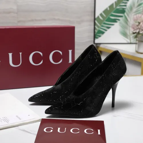 Cheap Gucci High-Heeled Shoes For Women #1442384, $$125.00 USD On Gucci High-Heeled Shoes